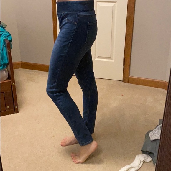 navy jeggings
